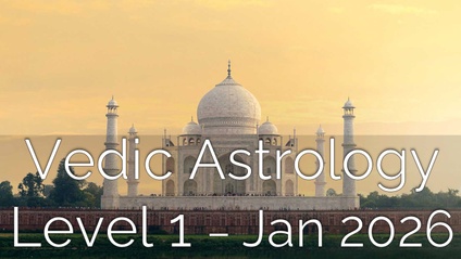 Product image for Vedic Astrology Level 1 2026