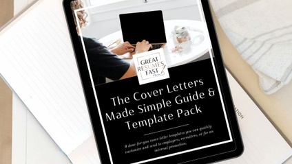 Product image for The Cover Letters Made Simple Guide & Template Pack