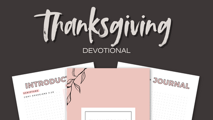 Product image for THANKSGIVING DEVOTIONAL / DEVOCIONAL DE AÇÃO DE GRAÇAS