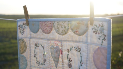 Product image for The Schoolhouse Sampler Quilt PDF Pattern