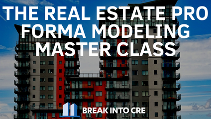 Product image for The Real Estate Pro Forma Modeling Master Class