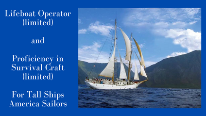 Product image for Combined PSC Limited and Lifeboat Operator Limited (For Tall Ships America Members Only)