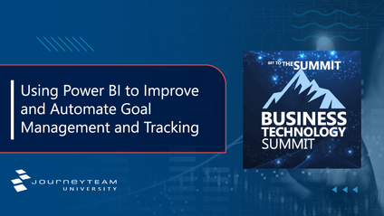 Product image for BTS: Using Power BI to Improve and Automate Goal Management and Tracking