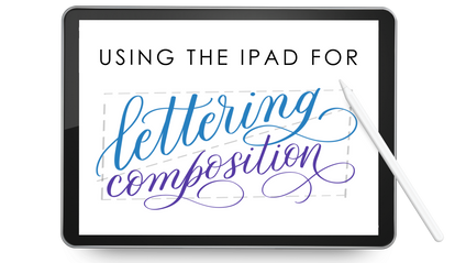 Product image for Using the iPad for Lettering Composition