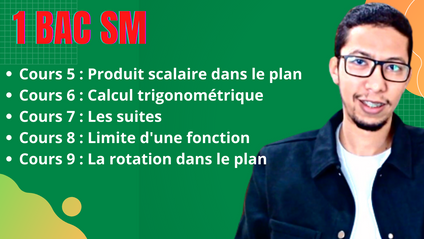 Product image for 1SM 2 : Produit scalaire dans le plan - Calcul trigonométrique - Les suites - Limite d'une fonction - La rotation dans le plan