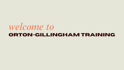 Product image for Orton-Gillingham Parent Training Webinar