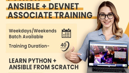 Product image for ILO WD 1028- Python + Ansible + CCNA DevNet