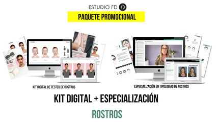 Product image for PAQUETE PROMOCIONAL ROSTROS KIT DIGITAL + ESPECIALIZACIÓN