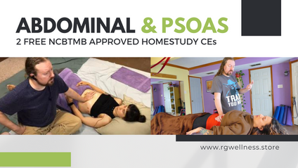 Product image for Abdominal & Psoas 2 Free NCBTMB Approved Homestudy CEs