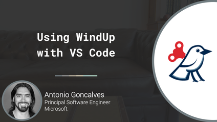 Product image for Using WindUp with VS Code