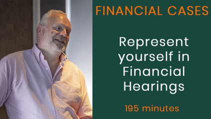 Product image for Represent yourself in Financial Hearings