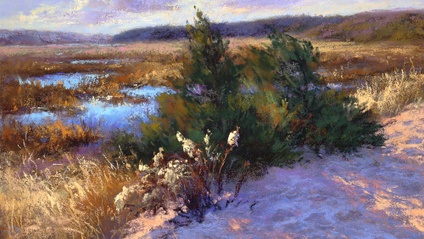 Product image for Marsh Landscape with Pastels