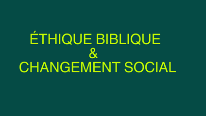 Product image for Biblical Ethics and Social Change