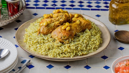 Product image for Moroccan Chicken with Rice and Almonds