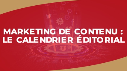 Product image for IGTC01MD - Marketing de contenu : Le calendrier éditorial (FR)