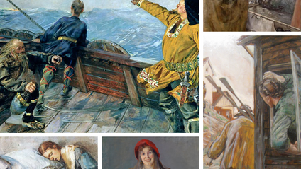 Product image for Christian Krohg Fine Art Pages