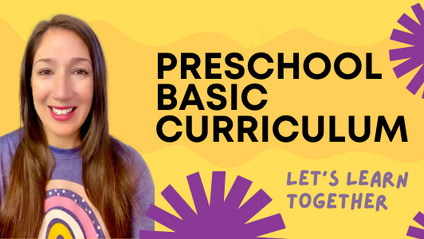 Product image for Learn with Ms. Kristy - Preschool Basic Curriculum