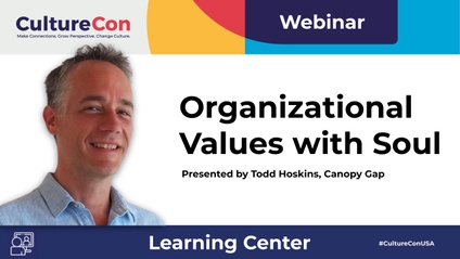 Product image for Webinar: Organizational Values with Soul