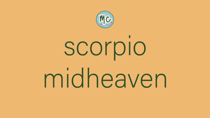Product image for scorpio midheaven