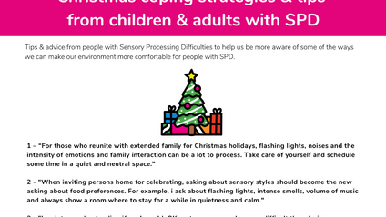 Product image for Christmas sensory tips