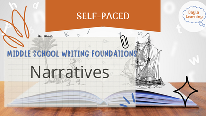Product image for Middle School Writing Foundations 2: Narratives (Self-Paced)
