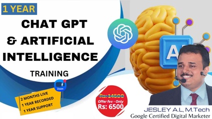 Product image for 1 YEAR CHAT GPT & ARTIFICIAL INTELLIGENCE