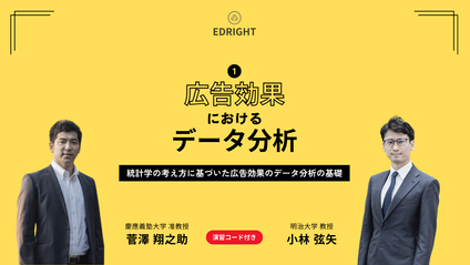Product image for 広告効果におけるデータ分析1: 概論編