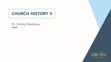 Product image for HI404 - Church History II