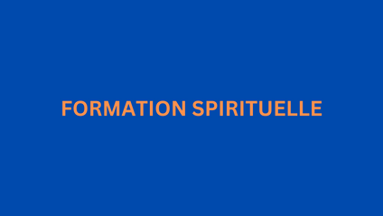 Product image for FORMATION SPIRITUELLE