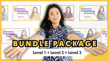 Product image for Bundle Package - Confident Speaking Level 1 + Level 2 + Level 3