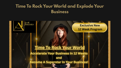 Product image for Time To Rock Your World – 12 Week Intensive – Become a Superstar In Your Business - Foundations Of A Thriving Coaching Business