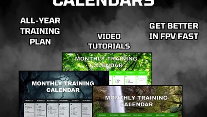 Product image for FPV Training Calendar (all year use)