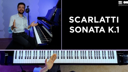 Product image for Scarlatti Sonata K.1 in D minor - An In-Depth Piano Lesson