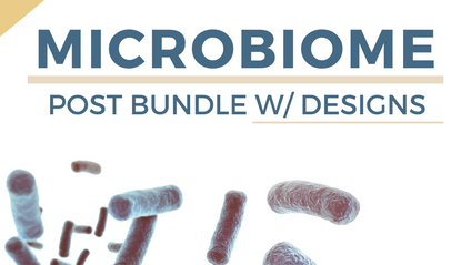 Product image for 30 Microbiome Posts with Designs