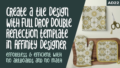 Product image for Affinity Designer 022 - Full Drop Repeat Pattern