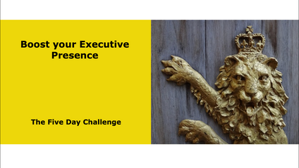 Product image for Boost your Executive Presence