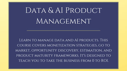 Product image for Data & AI Product Management: From 0 To ROI