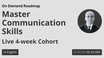 Product image for Master Communication Skill: Live 4-week Cohort