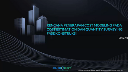 Product image for Intermediate Workshop: Cost Modeling Implementation in Construction Phase