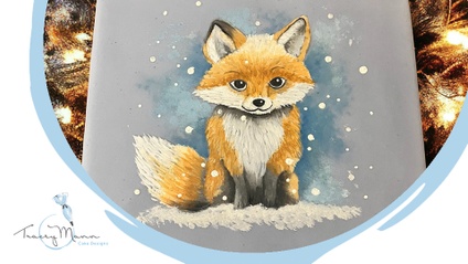 Product image for Cute fox in the snow