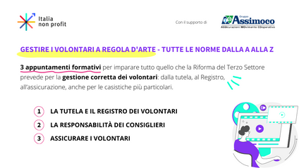 Product image for Gestire i volontari a regola d'arte