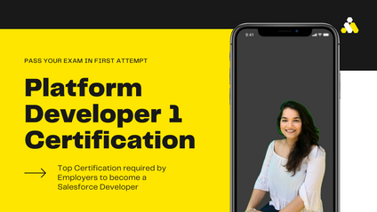Product image for Platform Developer 1 Certification Course (LWC and Aura Component Included)