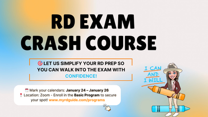 Product image for (1) RD Exam Crash Course