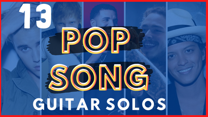 Product image for 13 Pop Song Guitar Solos (+1)