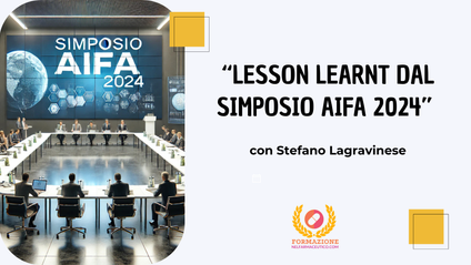Product image for Lesson Learnt dal Simposio AIFA 2024