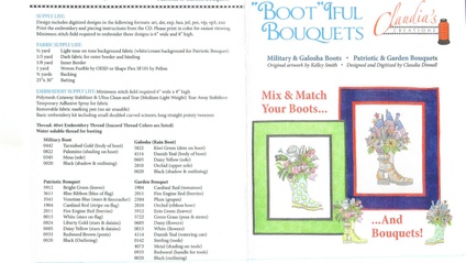 Product image for Bootiful Bouquets Military & Garden Boots & Bouquets