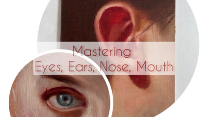 Product image for A Quick Guide to Painting Eyes, Ears, Mouth & Nose