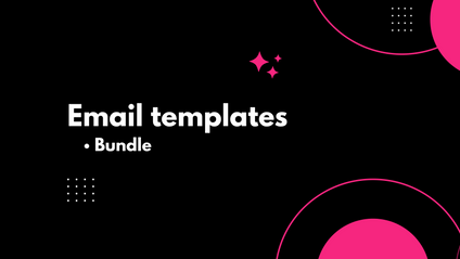 Product image for Email templates - bundle 10% off
