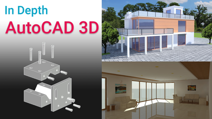 Product image for 2. In Depth AutoCAD 3D