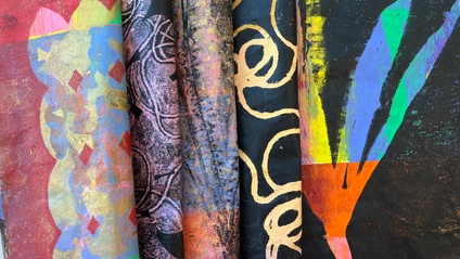Product image for Gelli Printing Tutorial: Creating Unique Layered Gel Prints with Everyday Items